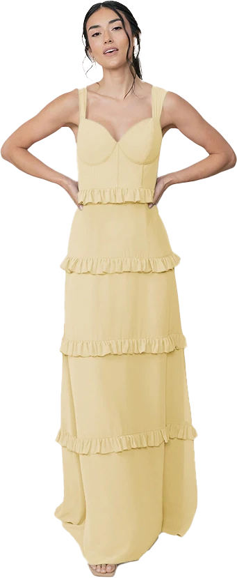 Sloane Chiffon Dress | Made To Order - Image 145