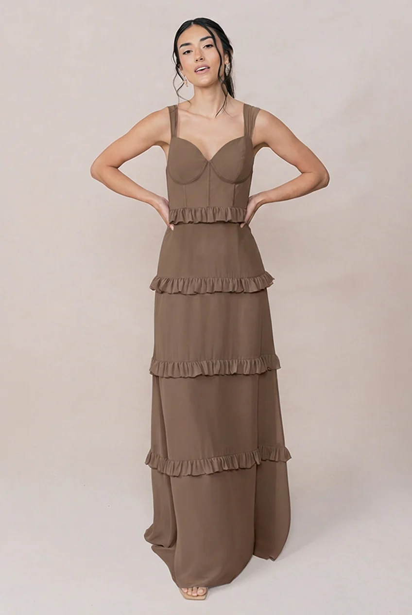 Sloane Chiffon Dress | Made To Order - Image 155
