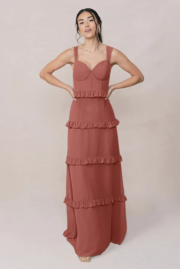 Sloane Chiffon Dress | Made To Order - Image 20
