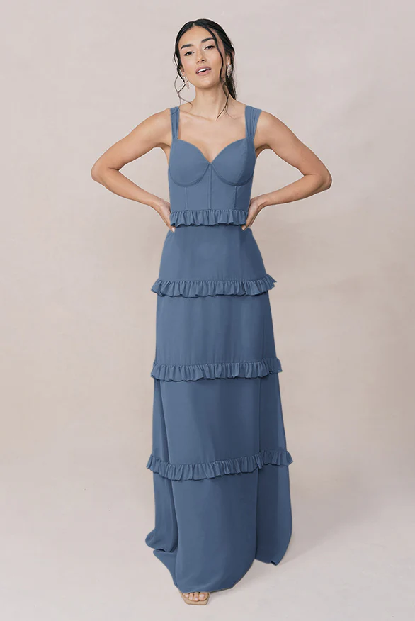 Sloane Chiffon Dress | Made To Order - Image 30
