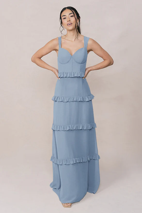 Sloane Chiffon Dress | Made To Order - Image 38