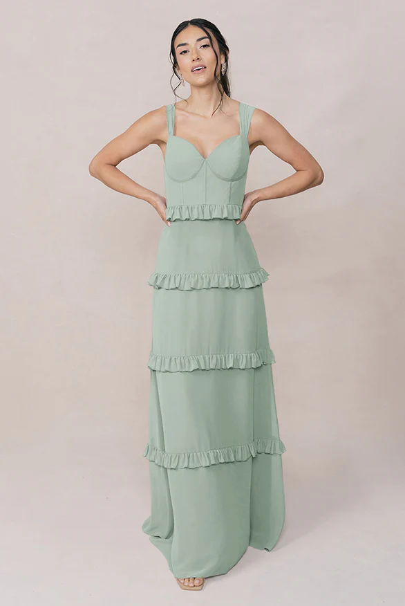 Sloane Chiffon Dress | Made To Order - Image 80