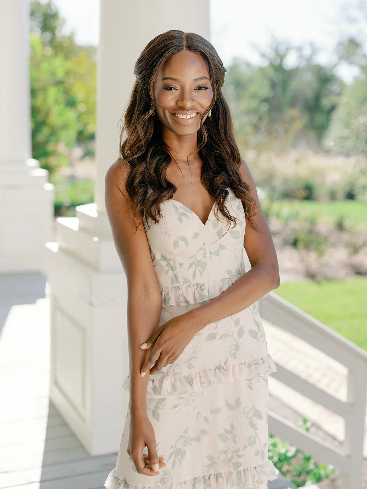 Sloane Chiffon Floral Print Dress | Made To Order - Image 30