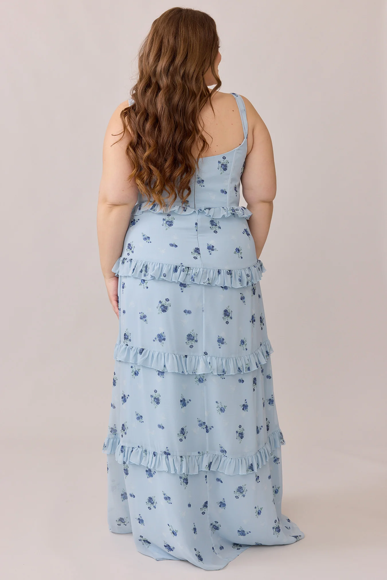 Sloane Chiffon Floral Print Dress | Made To Order - Image 57
