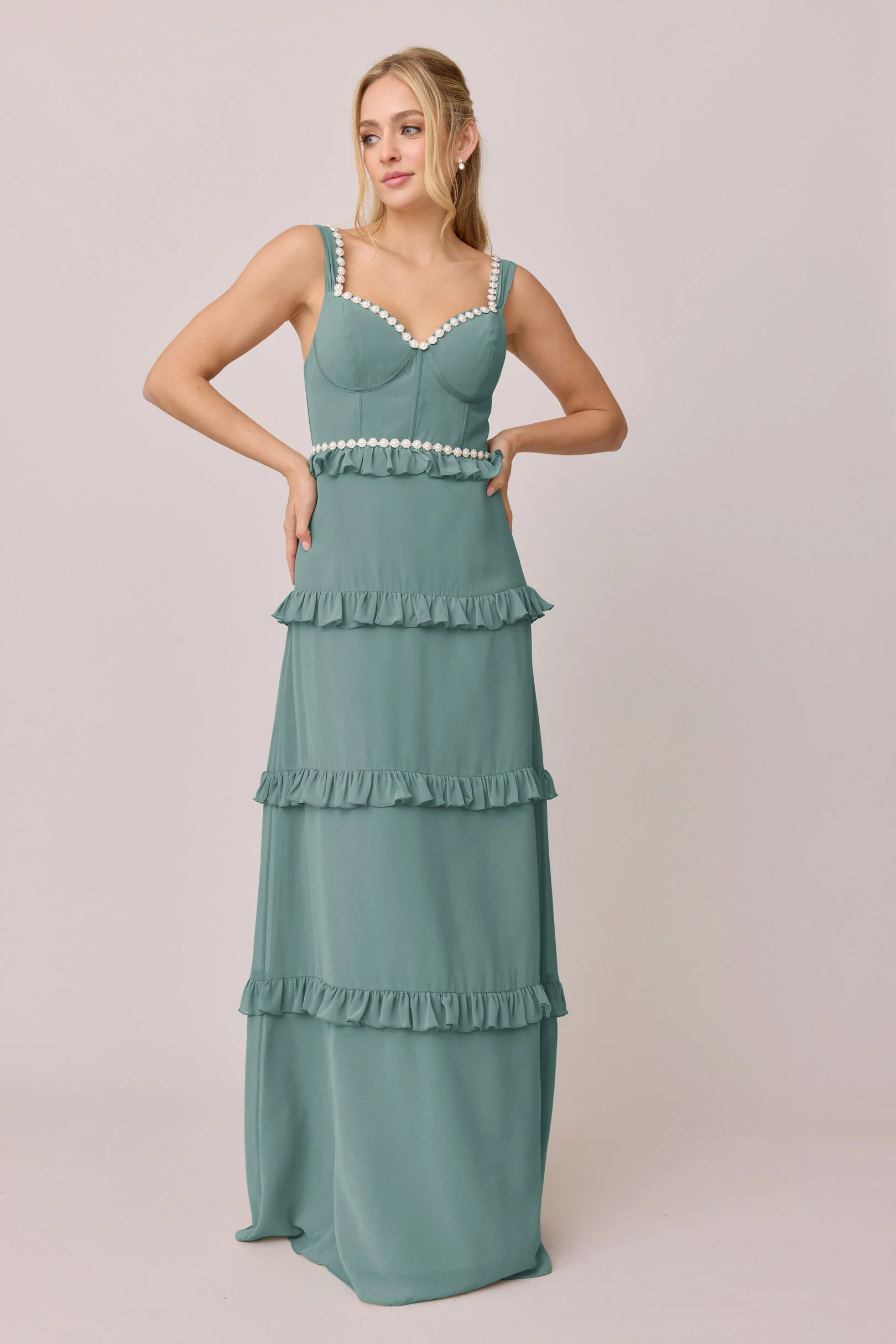 Sloane Luxe Chiffon Dress | Made To Order - Image 35