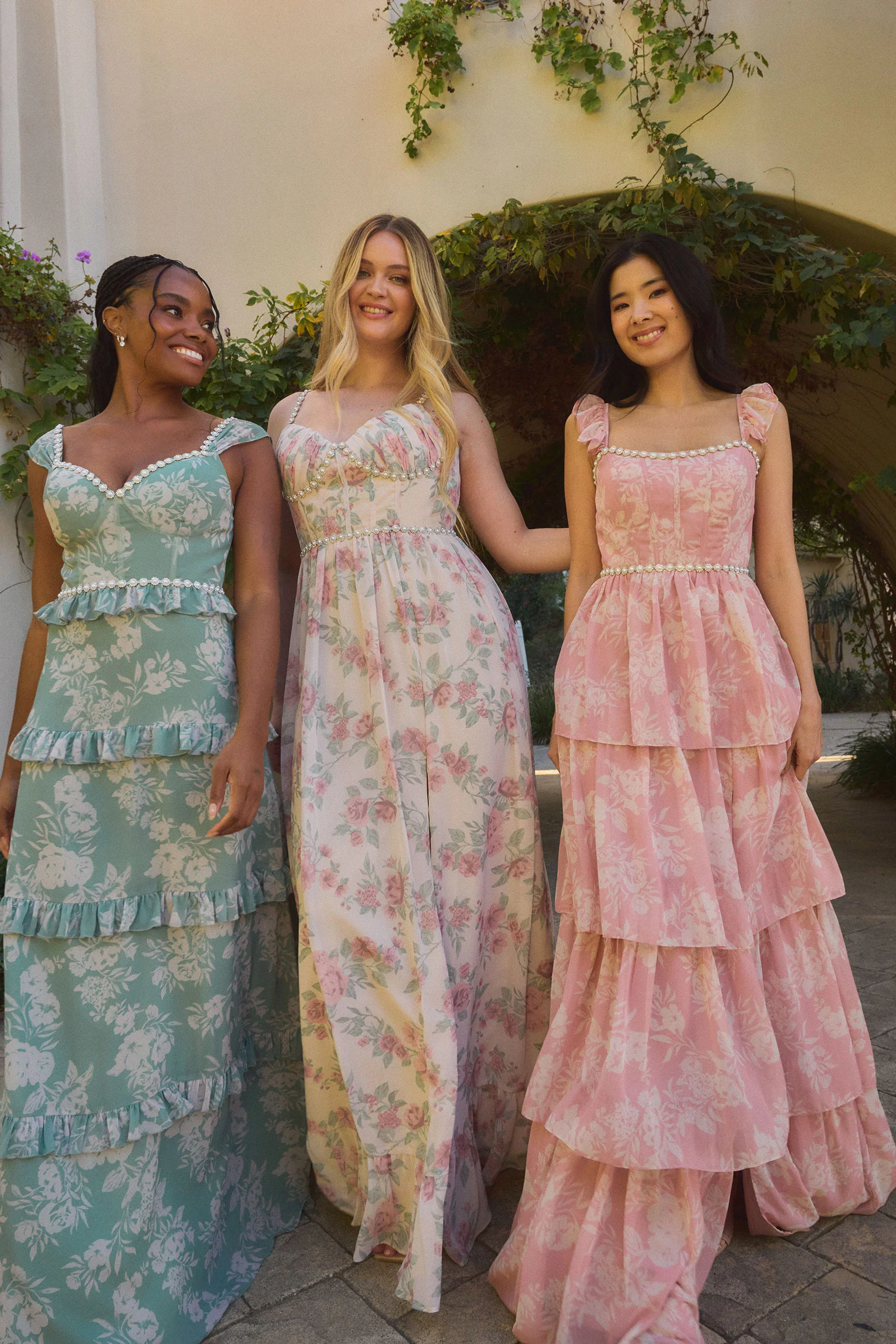 Sloane Luxe Chiffon Floral Print Dress | Made To Order - Image 6