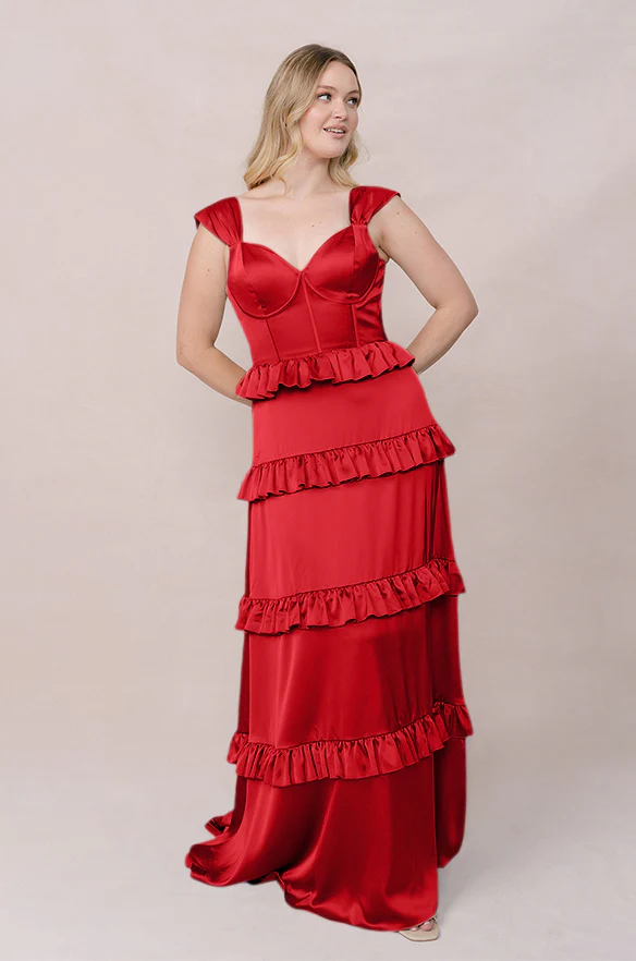 Sloane Satin Dress | Made To Order - Image 119