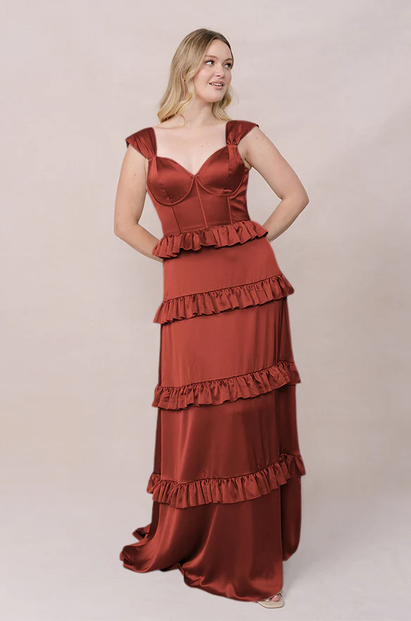 Sloane Satin Dress | Made To Order - Image 143