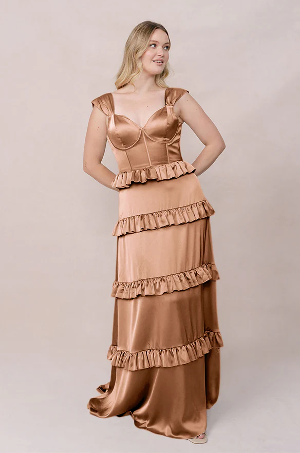 Sloane Satin Dress | Made To Order - Image 145