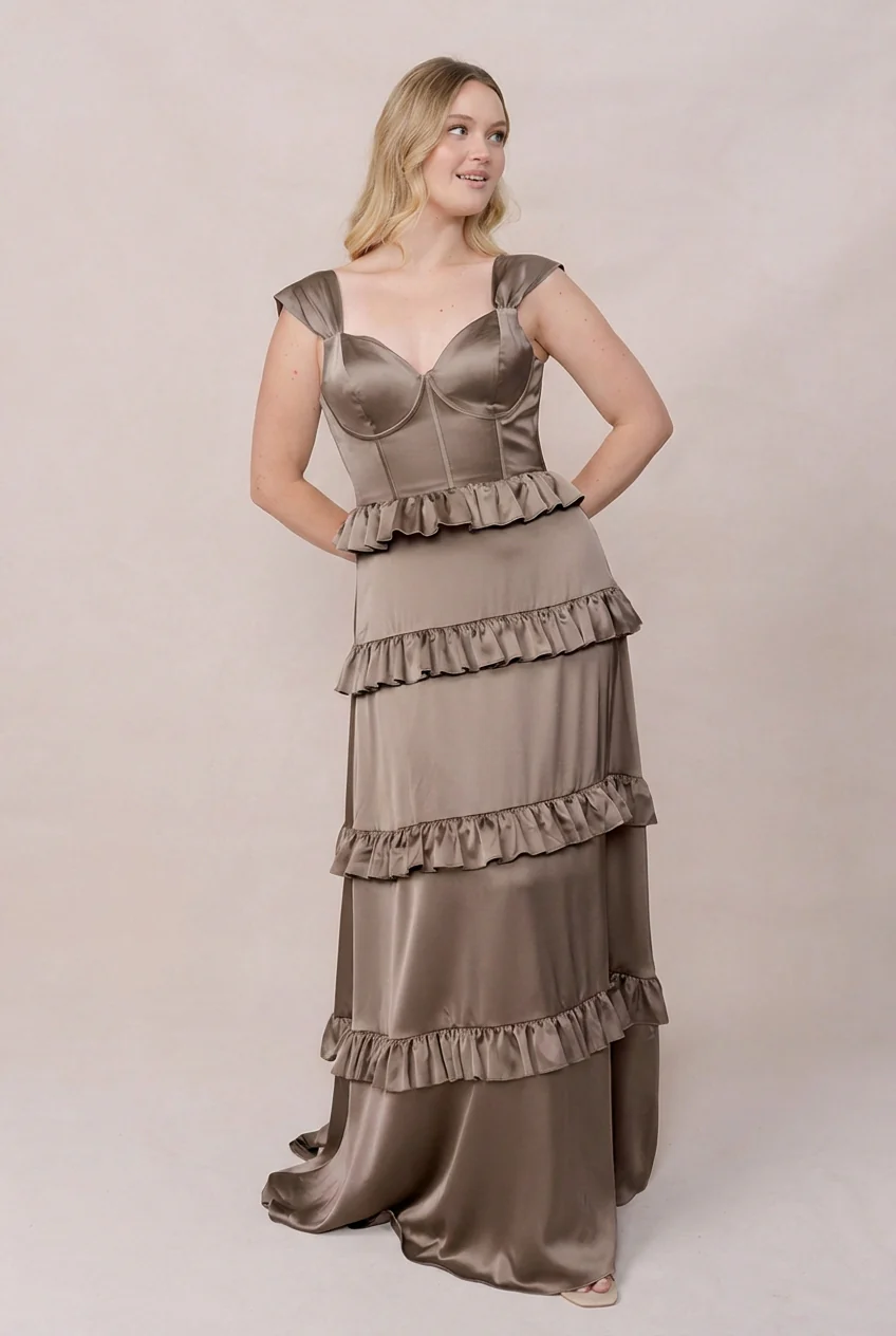 Sloane Satin Dress | Made To Order - Image 168