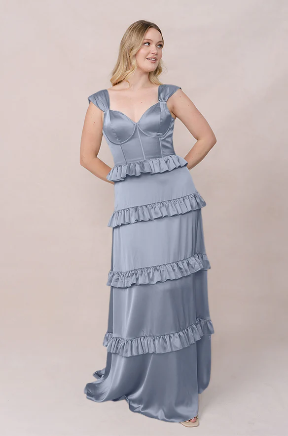 Sloane Satin Dress | Made To Order - Image 85