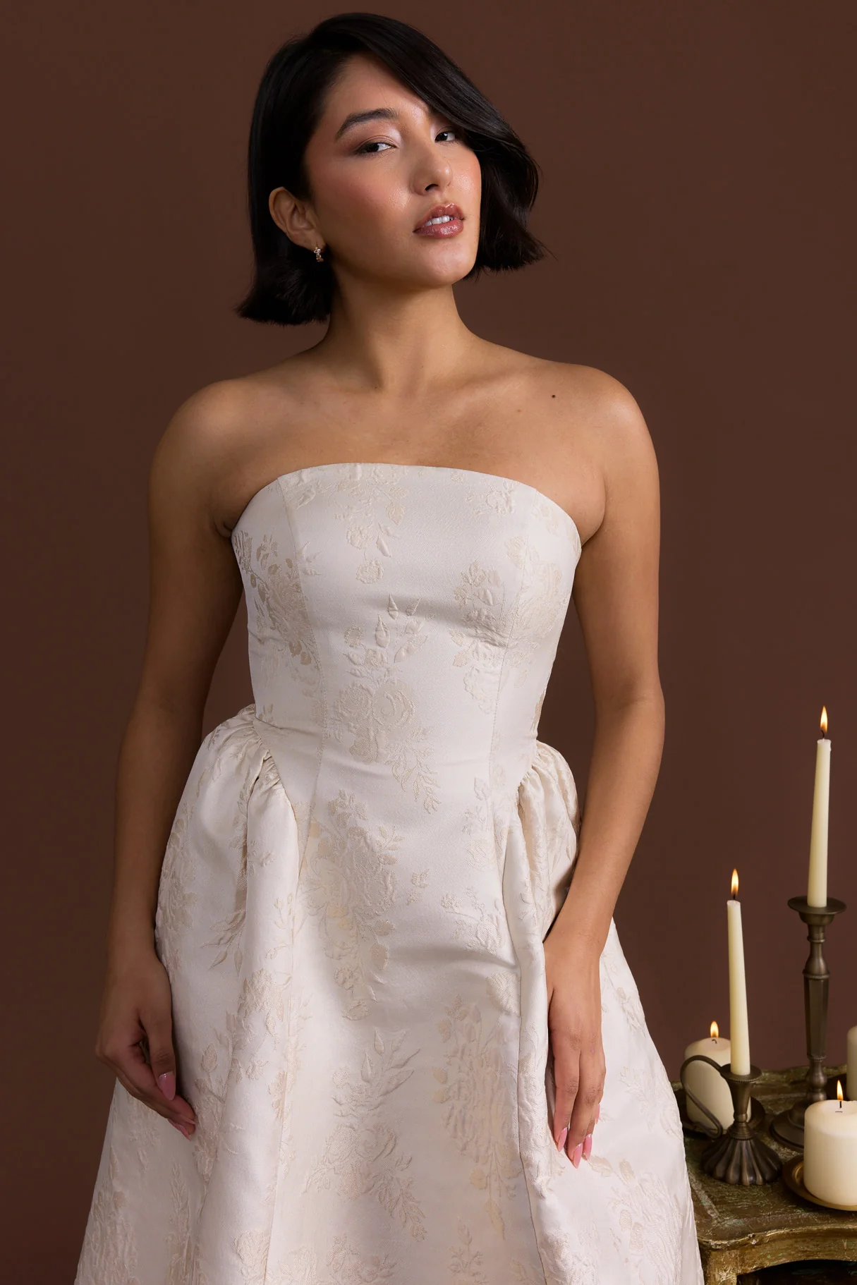 Sofia Jacquard Dress | Made To Order - Image 14