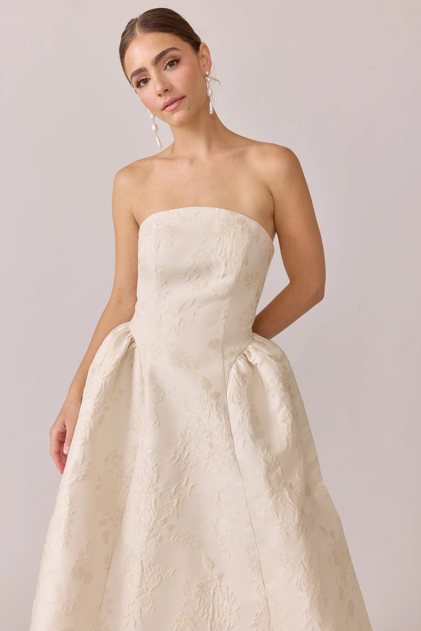 Sofia Jacquard Dress | Made To Order - Image 20