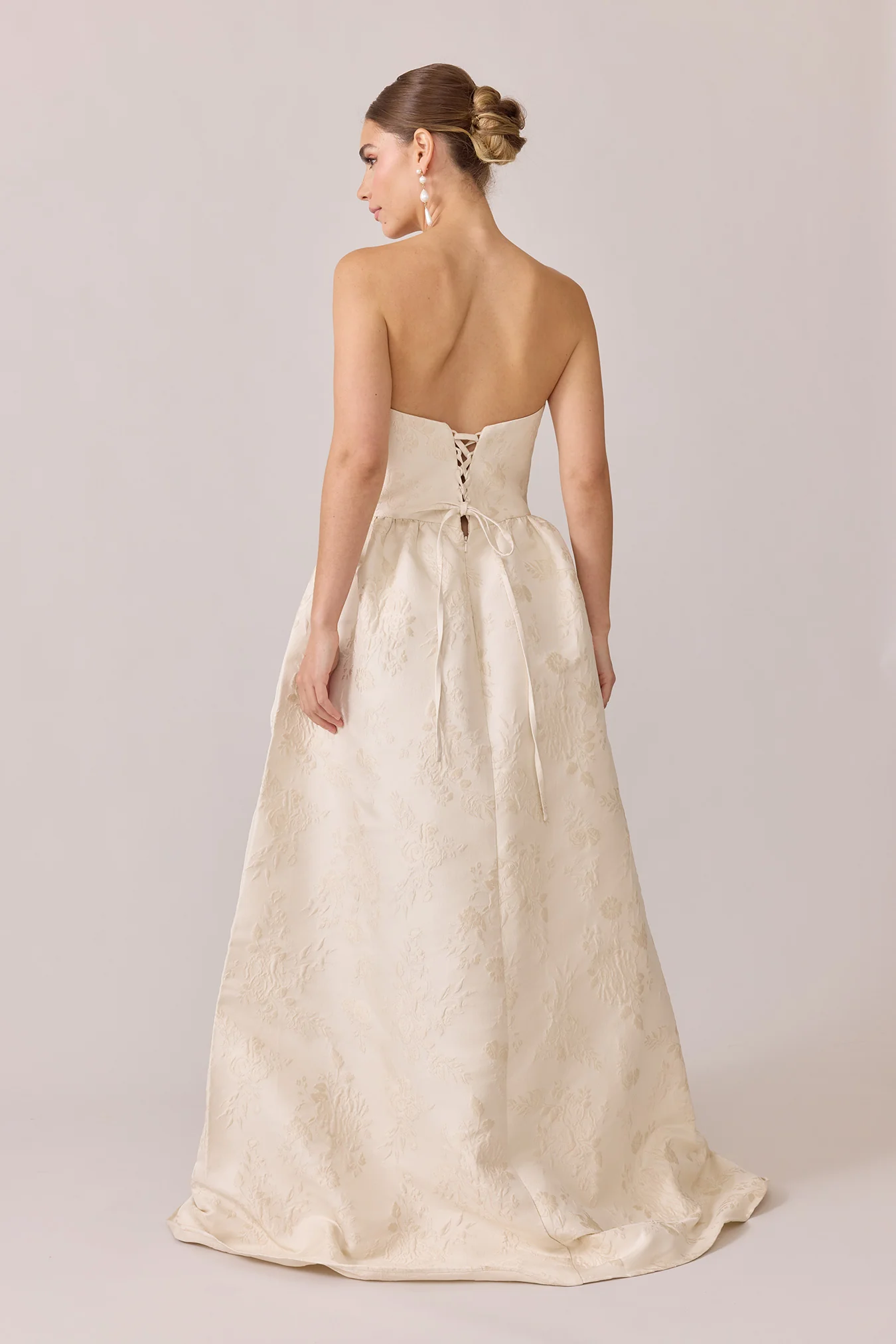 Sofia Jacquard Dress | Made To Order - Image 21