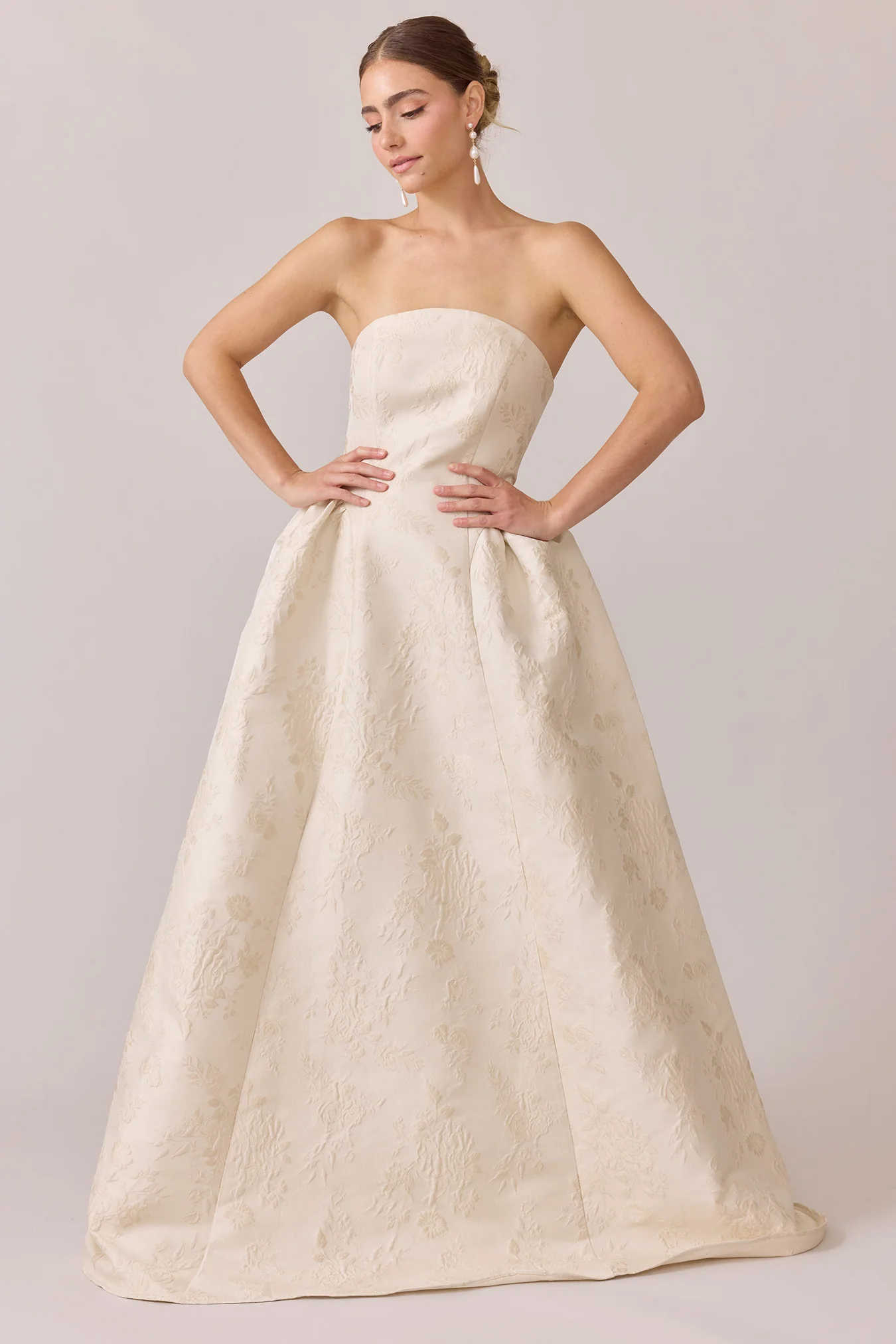 Sofia Jacquard Dress | Made To Order - Image 22