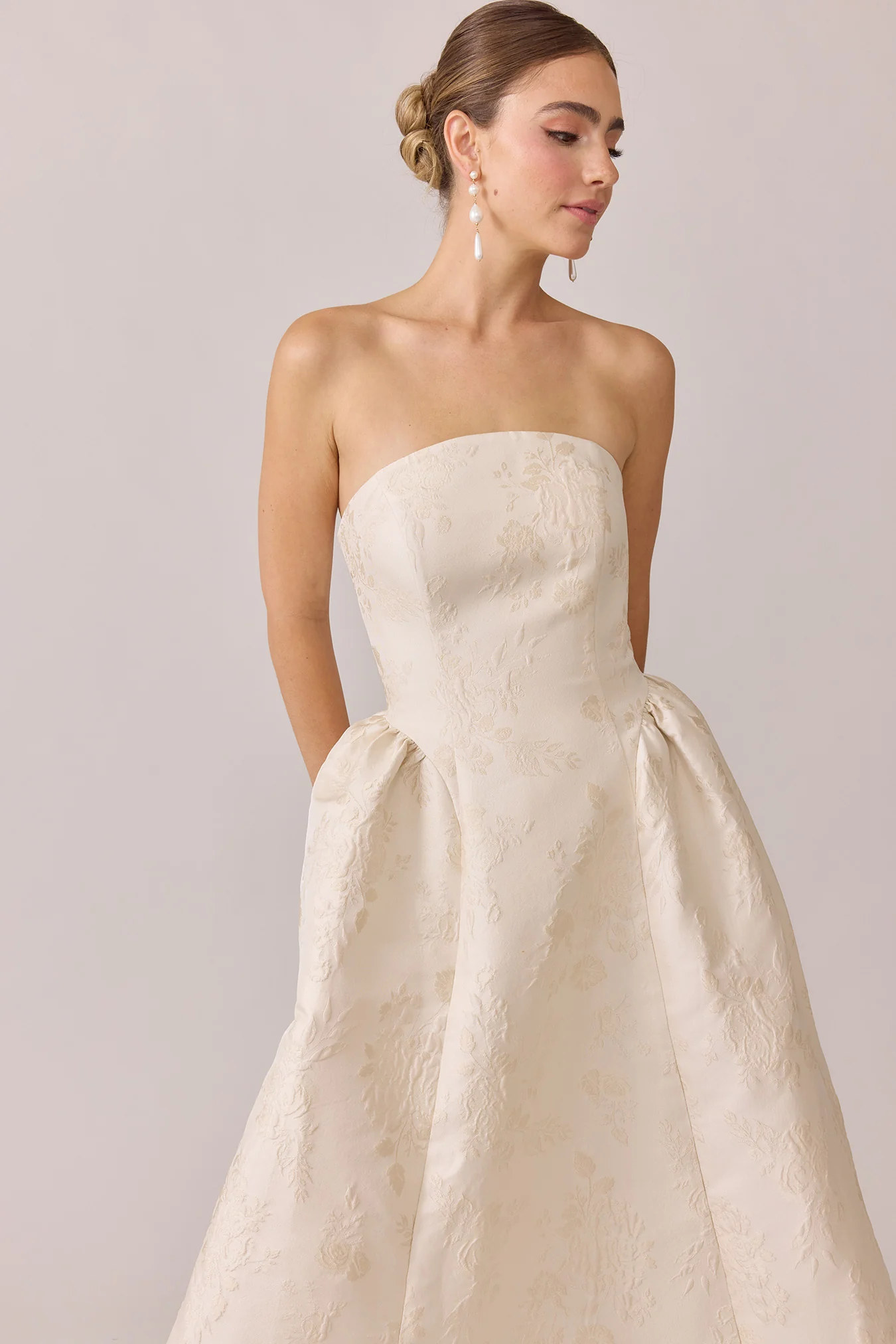 Sofia Jacquard Dress | Made To Order - Image 23