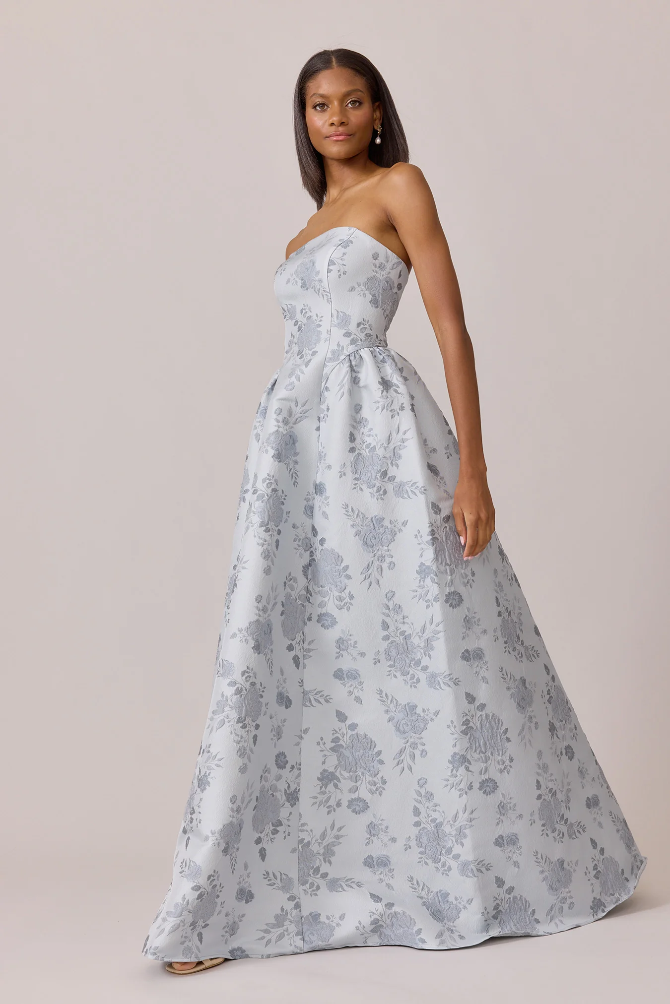 Sofia Jacquard Dress | Made To Order - Image 27