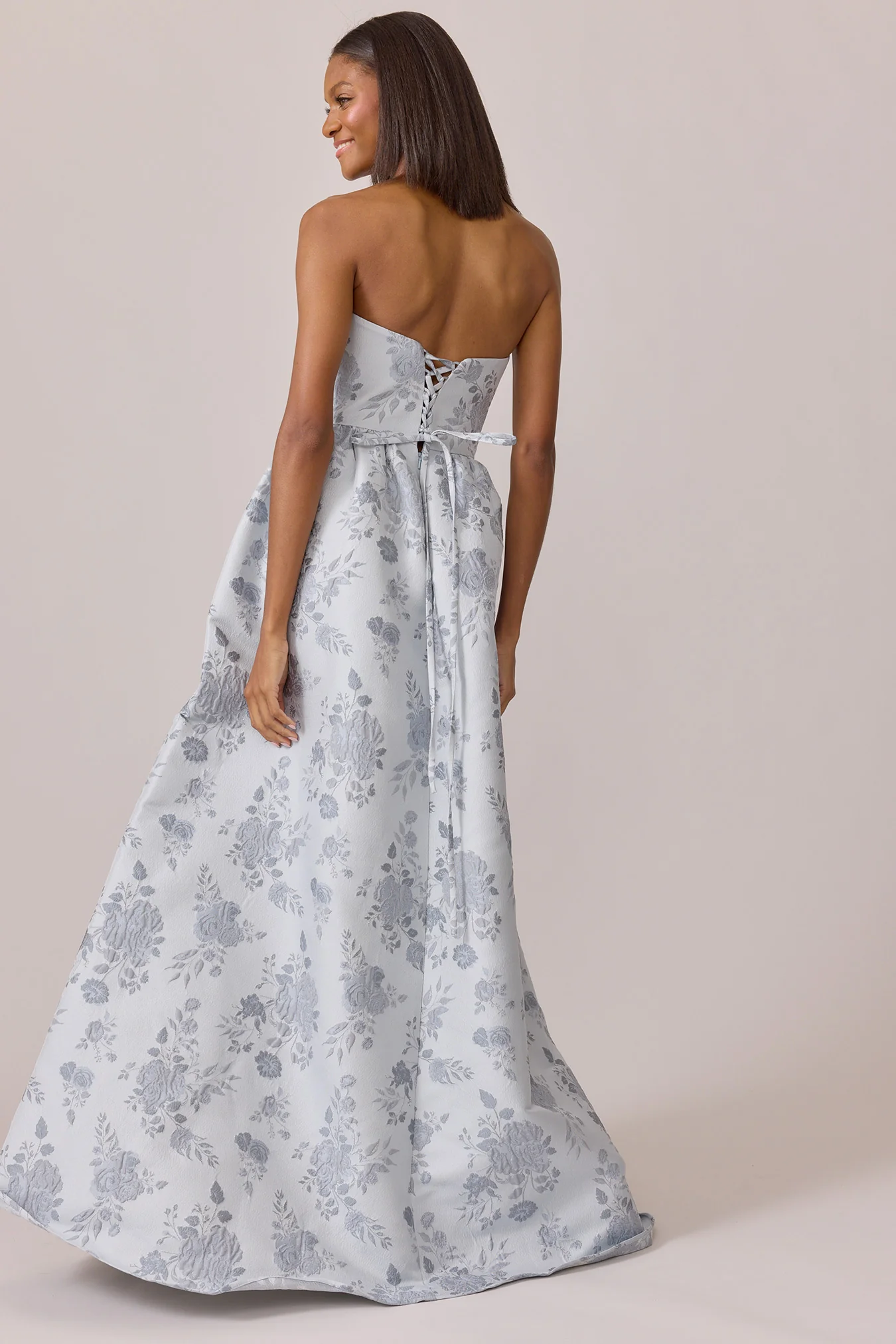 Sofia Jacquard Dress | Made To Order - Image 28