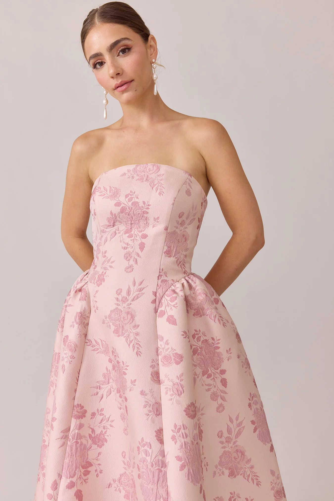 Sofia Jacquard Dress | Made To Order - Image 31