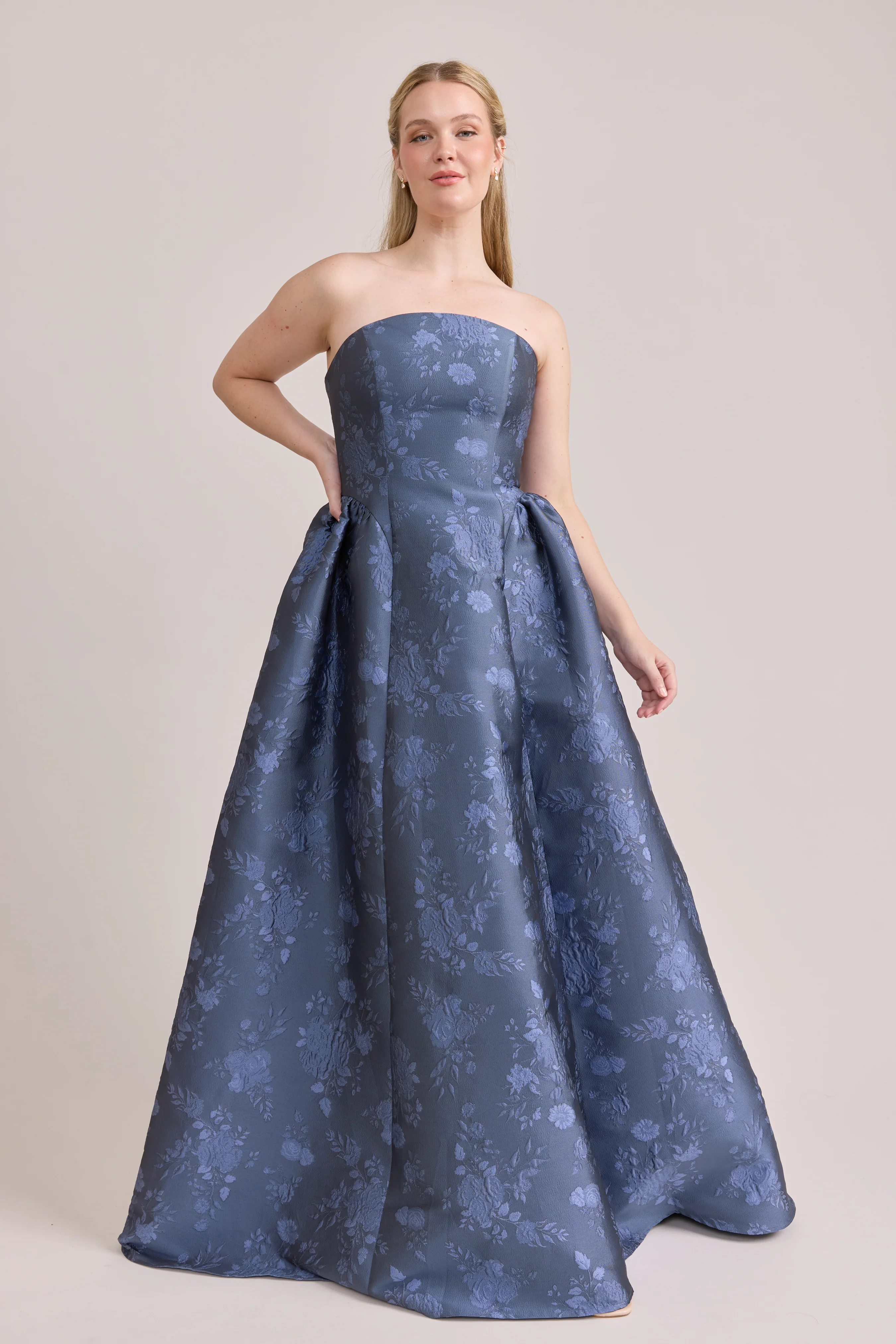 Sofia Jacquard Dress | Made To Order - Image 40