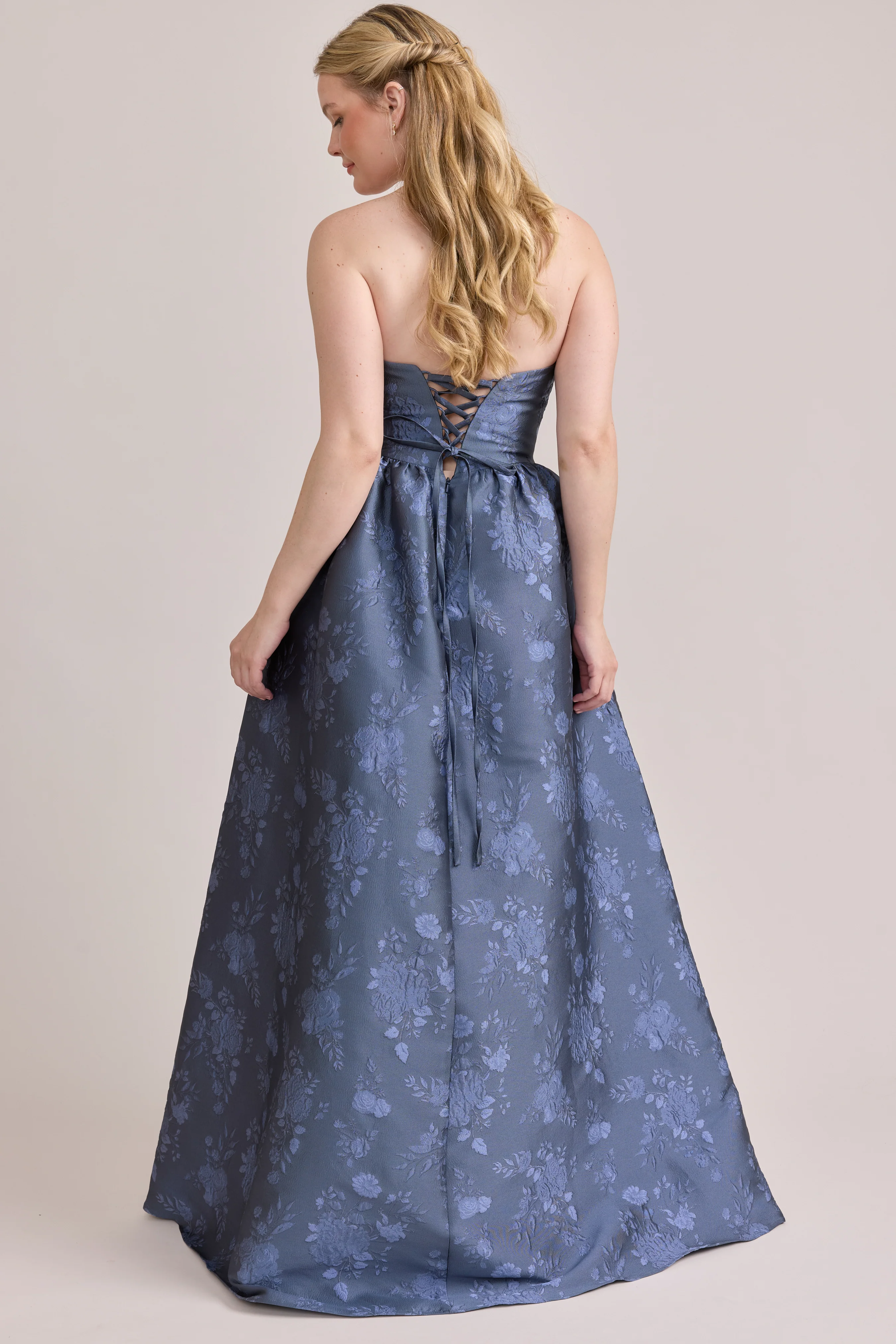 Sofia Jacquard Dress | Made To Order - Image 41