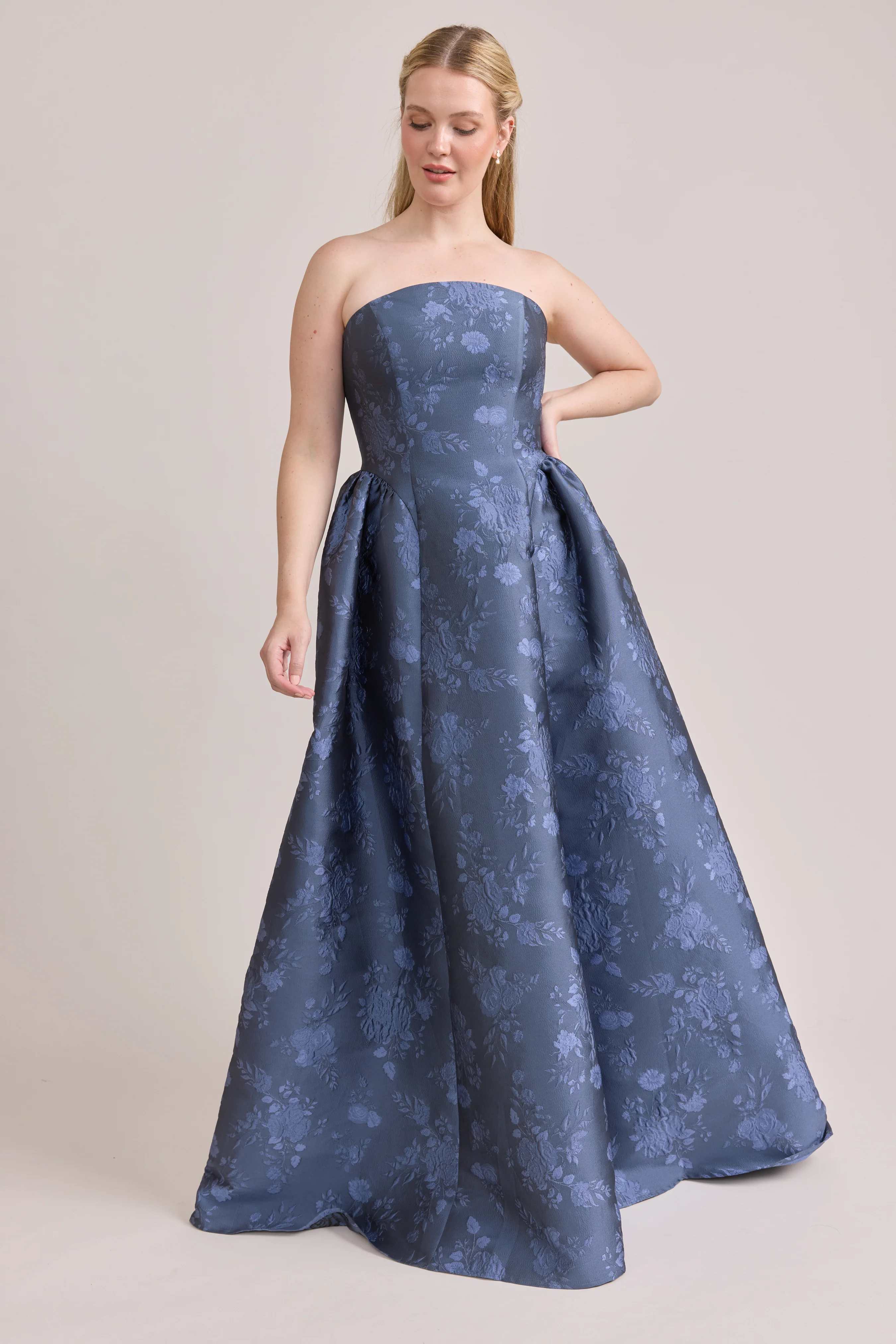 Sofia Jacquard Dress | Made To Order - Image 43