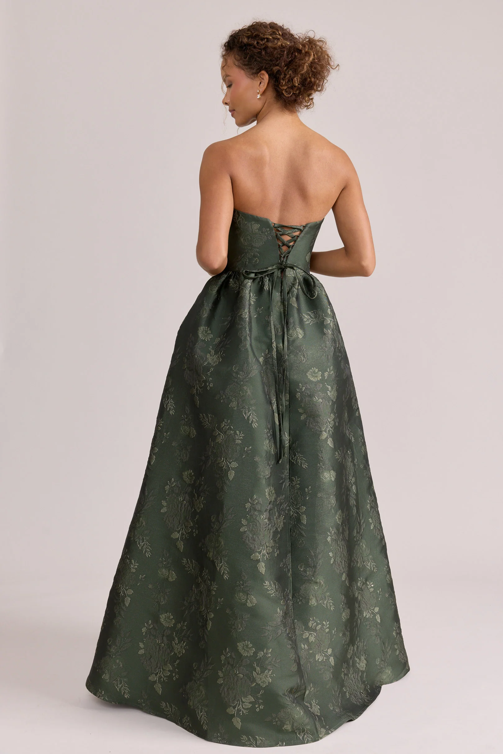 Sofia Jacquard Dress | Made To Order - Image 45