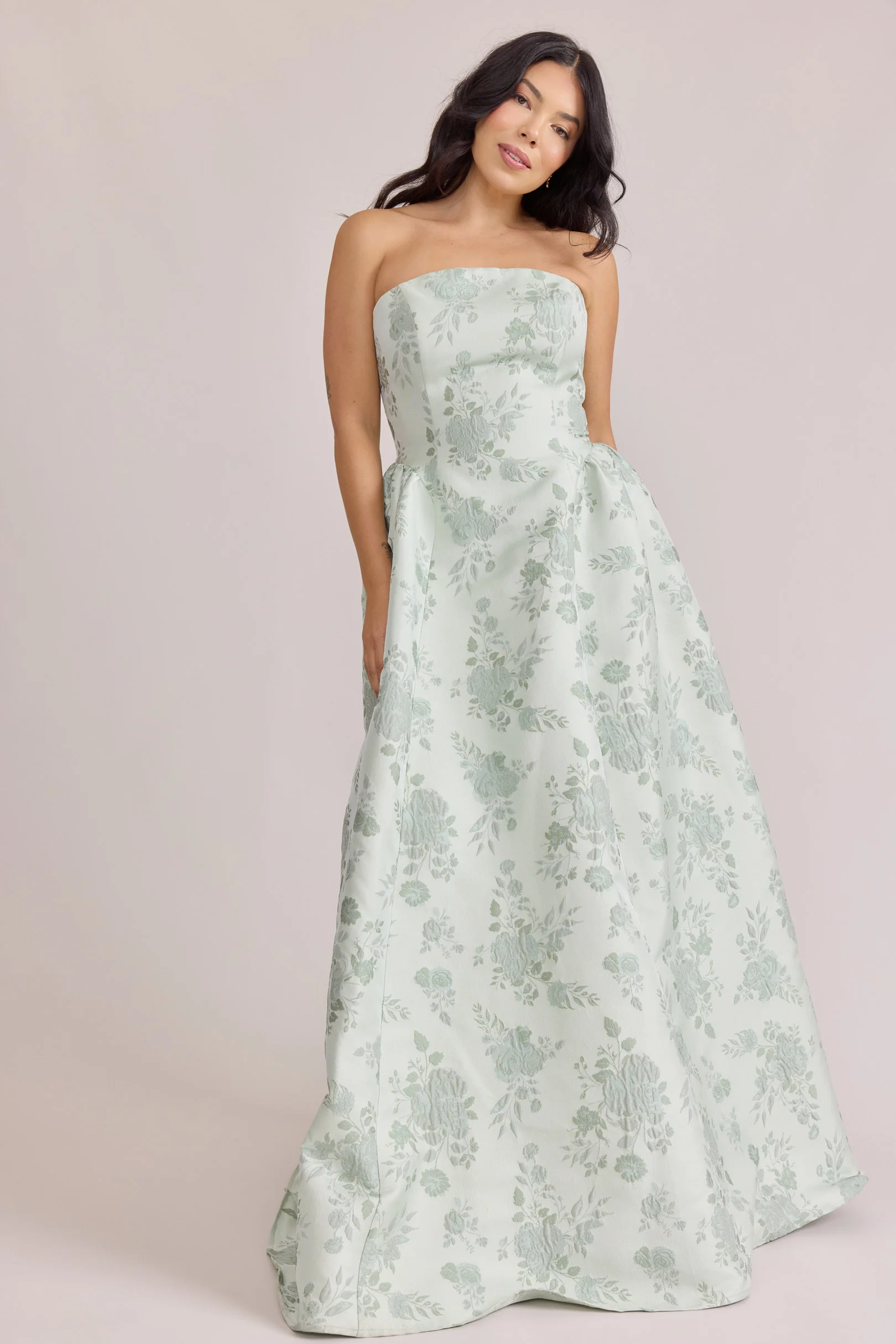 Sofia Jacquard Dress | Made To Order - Image 9