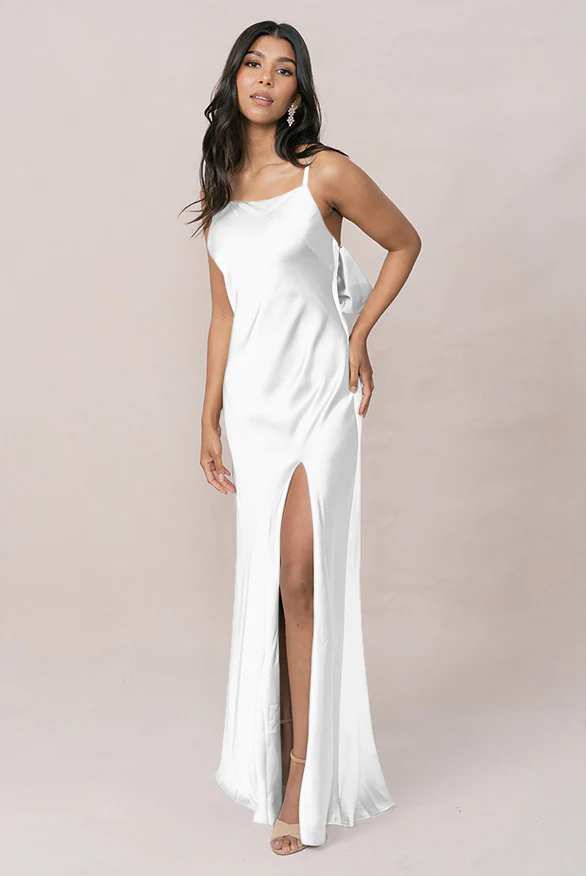 Steph Satin Dress | Made To Order - Image 103