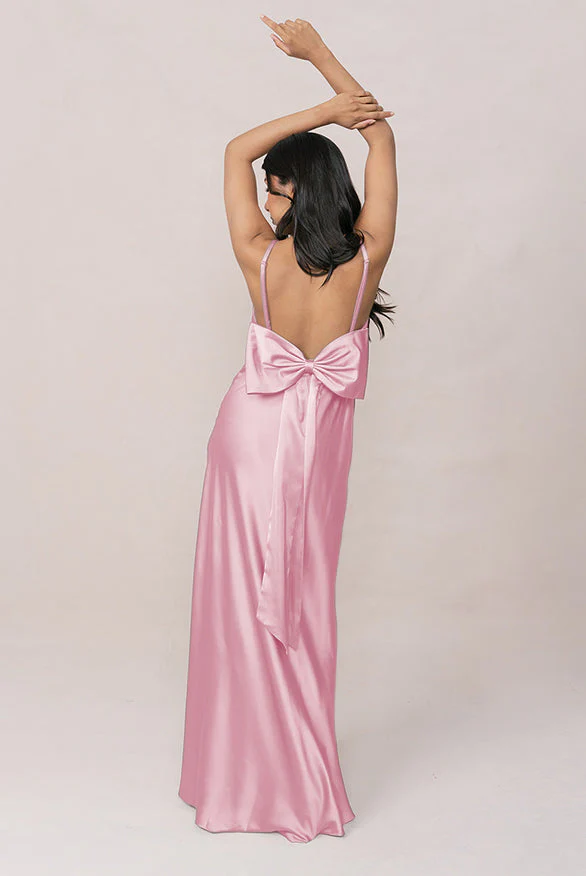 Steph Satin Dress | Made To Order - Image 169