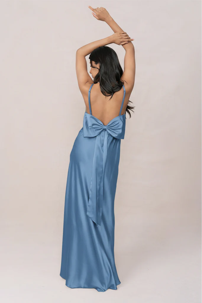 Steph Satin Dress | Made To Order - Image 172