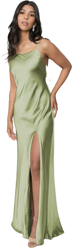 Steph Satin Dress | Made To Order - Image 173