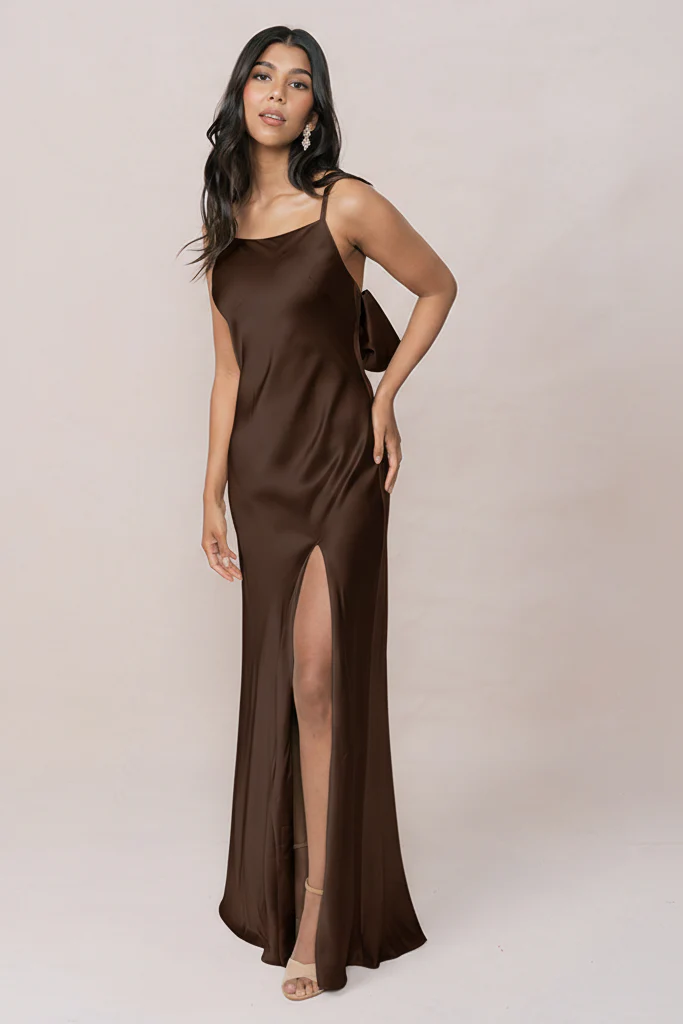 Steph Satin Dress | Made To Order - Image 176