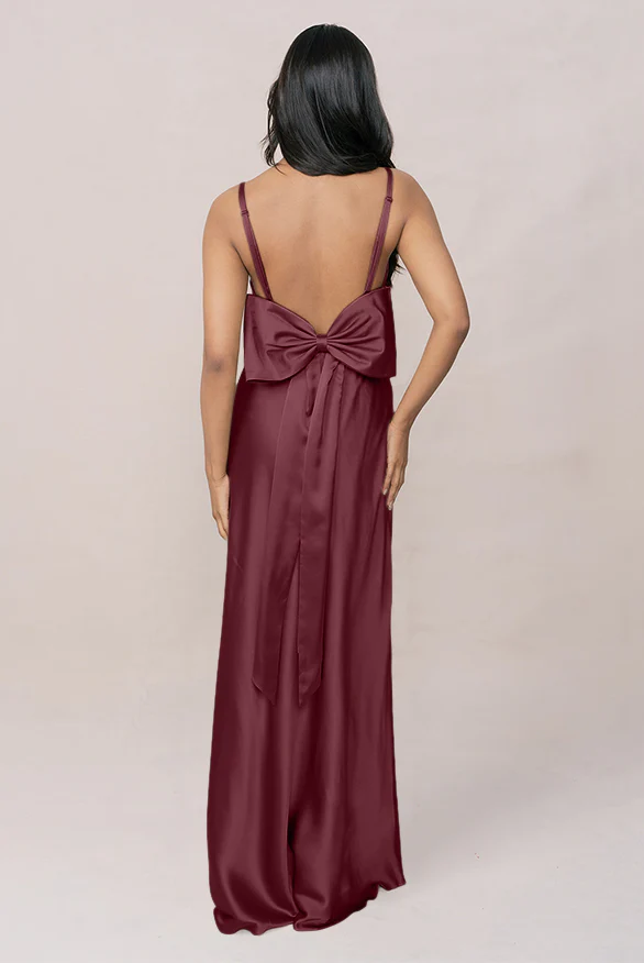 Steph Satin Dress | Made To Order - Image 18