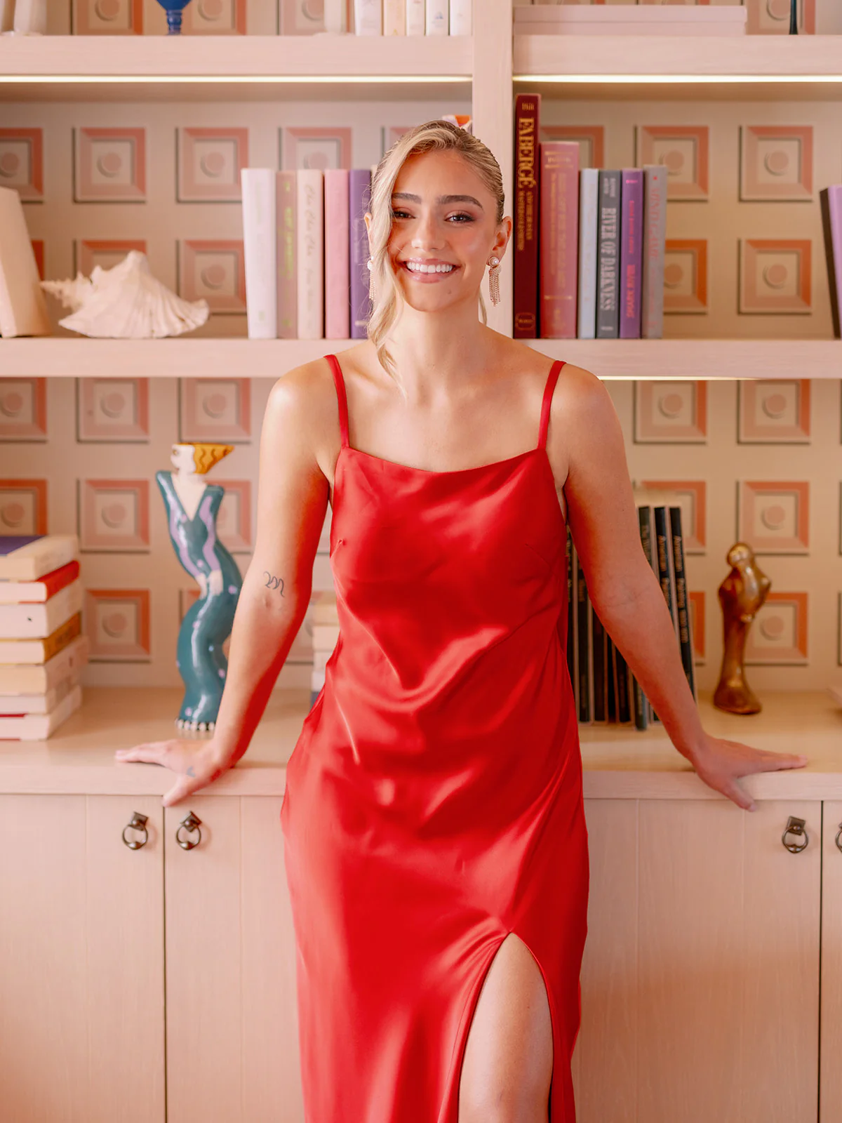 Steph Satin Dress | Made To Order - Image 5