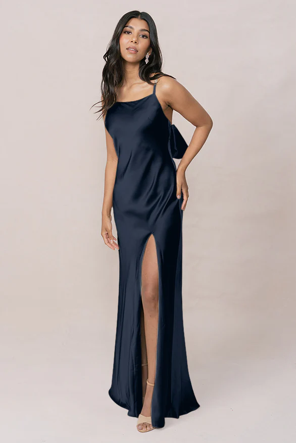 Steph Satin Dress | Made To Order - Image 65