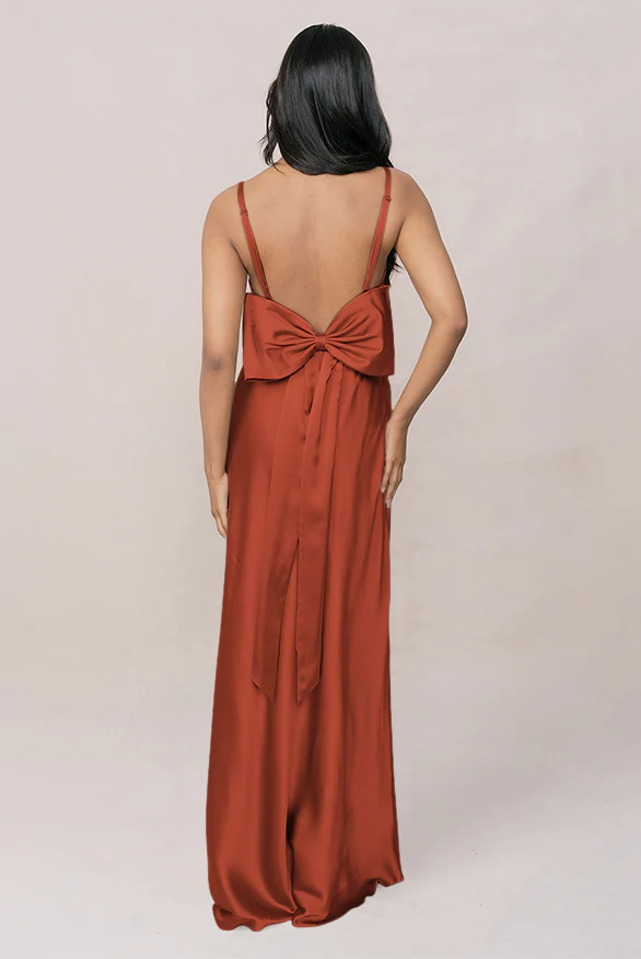 Steph Satin Dress | Made To Order - Image 86
