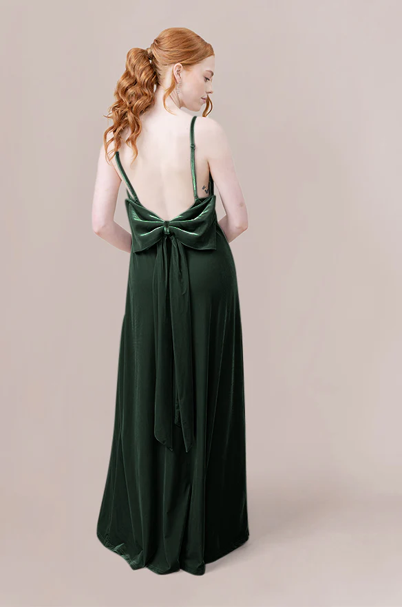 Steph Velvet Dress | Made To Order - Image 20