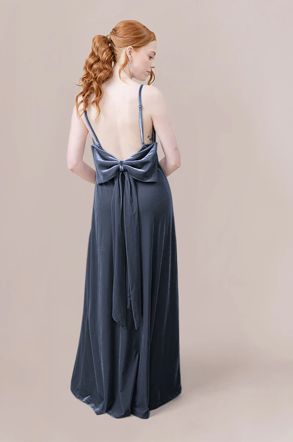 Steph Velvet Dress | Made To Order - Image 24