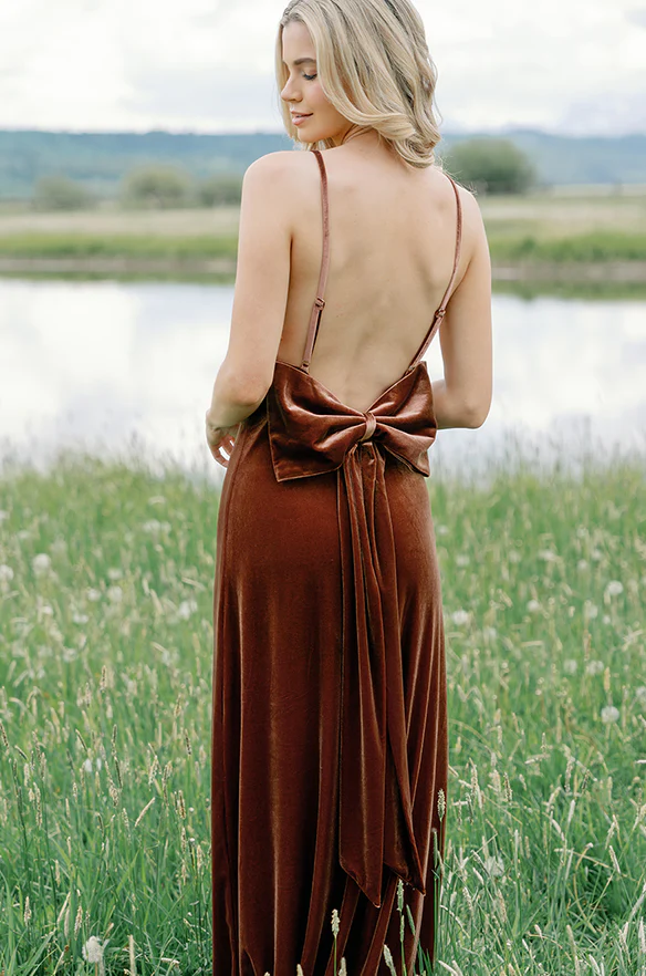 Steph Velvet Dress | Made To Order - Image 3