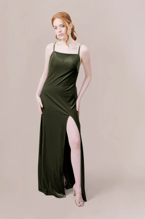 Steph Velvet Dress | Made To Order - Image 31
