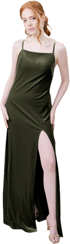 Steph Velvet Dress | Made To Order - Image 54