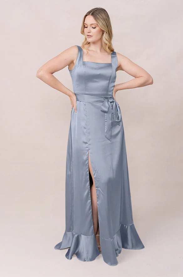 Stevie Satin Dress | Made To Order - Image 108