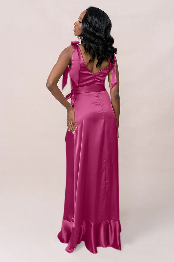 Stevie Satin Dress | Made To Order - Image 112