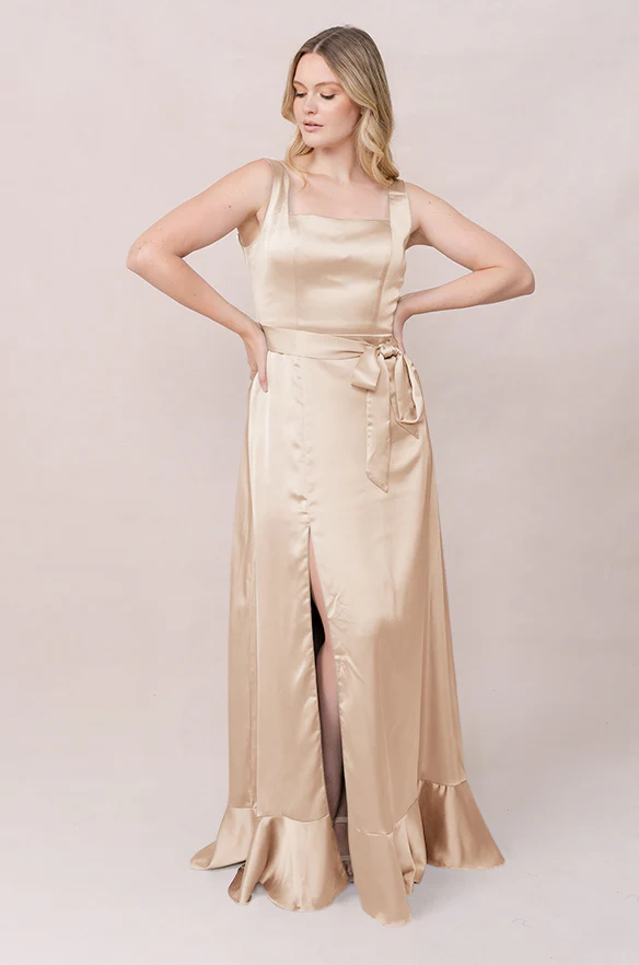 Stevie Satin Dress | Made To Order - Image 120