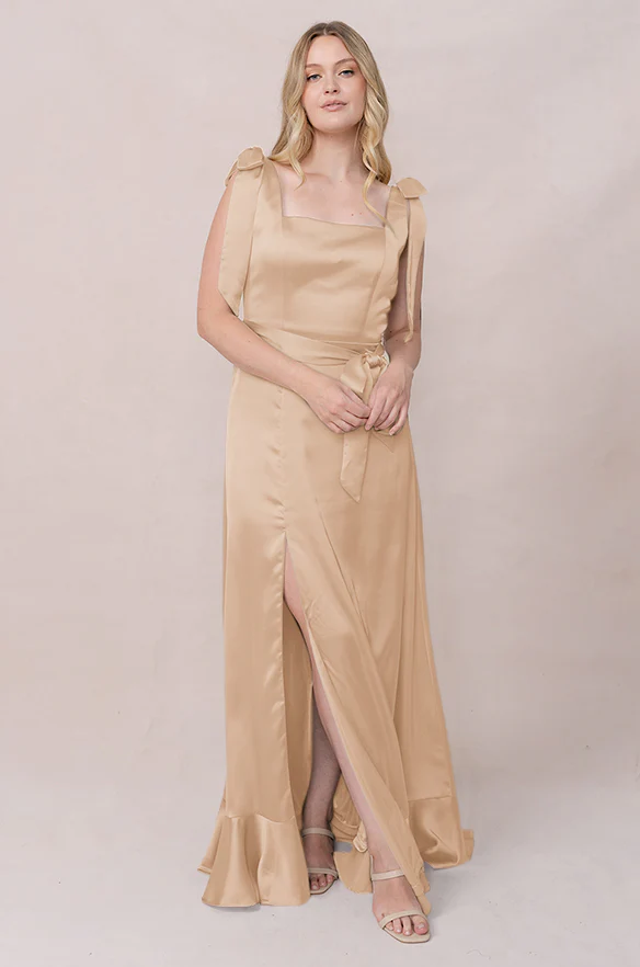 Stevie Satin Dress | Made To Order - Image 121