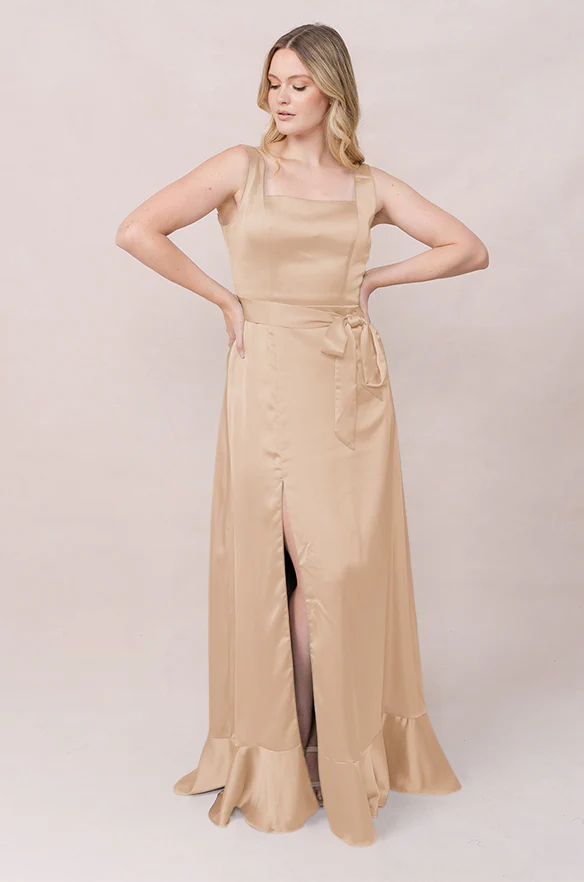Stevie Satin Dress | Made To Order - Image 122