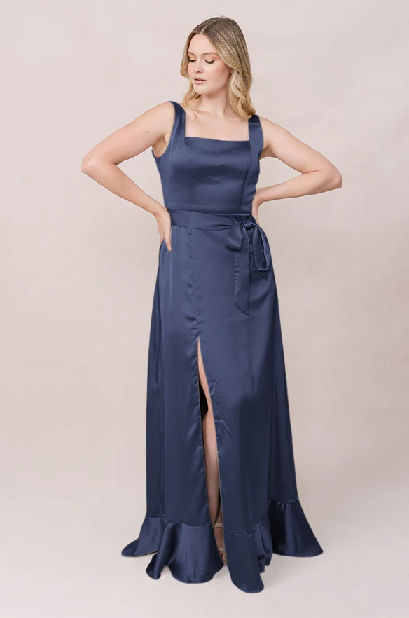 Stevie Satin Dress | Made To Order - Image 132