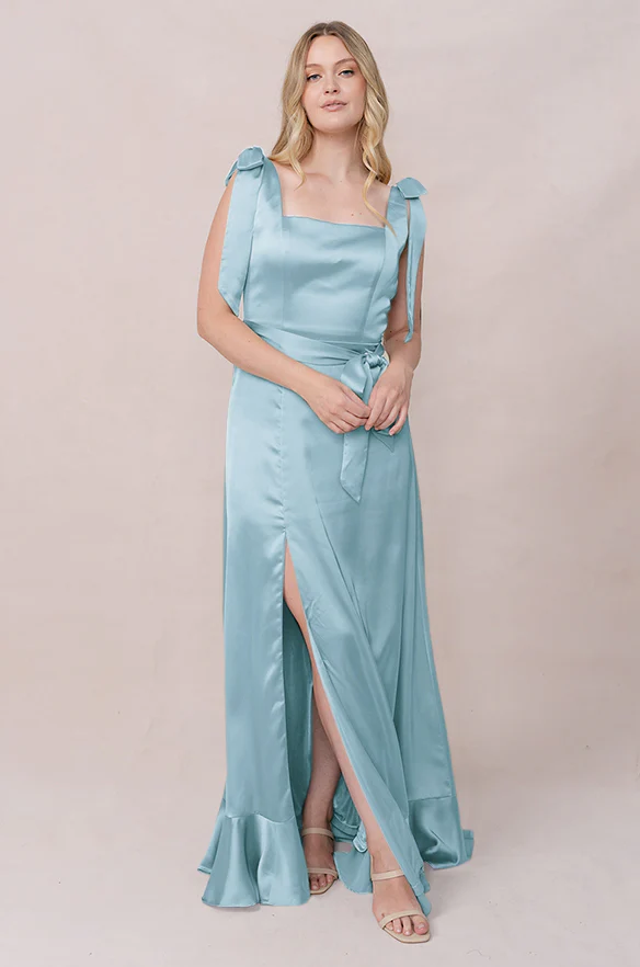 Stevie Satin Dress | Made To Order - Image 135