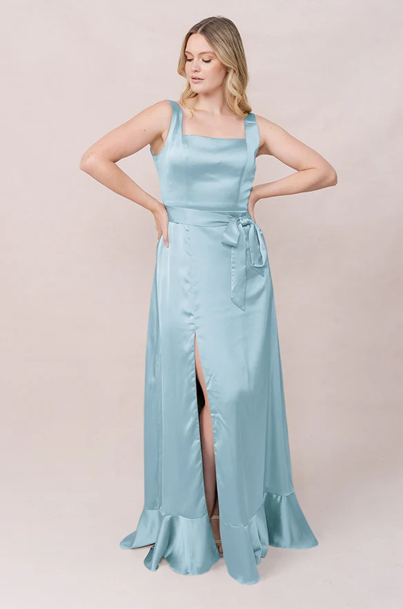 Stevie Satin Dress | Made To Order - Image 136